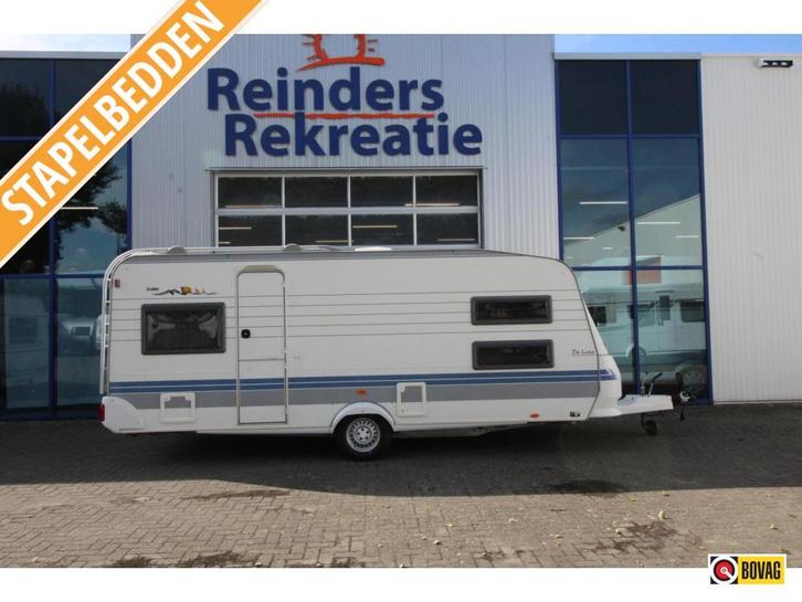 Hobby De luxe Easy 540 UK, Caravans en Kamperen, Caravans, Bedrijf, tot en met 5, 1000 - 1250 kg, Treinzit, Hobby, Dwarsbed, Lengtebed