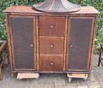 Vintage rotan bamboe dressoir Boho Manou Bohemian jaren 70, Huis en Inrichting, Ophalen, Zo goed als nieuw, 25 tot 50 cm