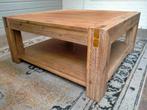 Massief houten salontafel Pronto 'Salzburg', Huis en Inrichting, Ophalen, Gebruikt, 50 tot 100 cm, Vierkant