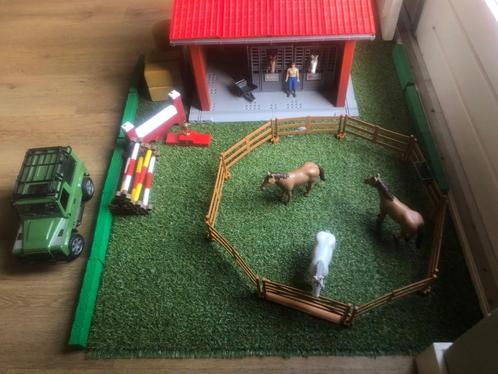 Mooie stevige Bruder paardenstal, ook voor Schleich paarden, Verzamelen, Speelgoed, Zo goed als nieuw, Ophalen of Verzenden