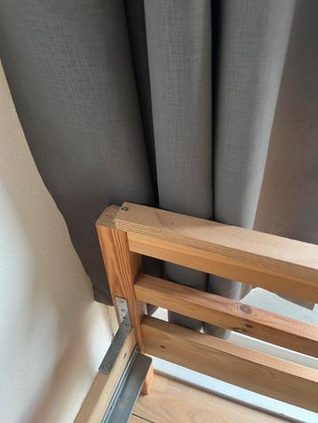 Vesteröy matras 160 x 200 IKEA met lattenbodem en bedframe - afbeelding 6