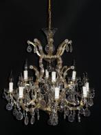 Dubbel laags maria theresia kroonluchter heeft 12 lichtpunte, Huis en Inrichting, Lampen | Kroonluchters, Ophalen, Gebruikt