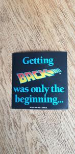 Sticker Back to the Future 1989,  getting back was........., Ophalen of Verzenden, Zo goed als nieuw