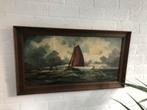 Schilderij  zeezicht, Antiek en Kunst, Kunst | Schilderijen | Klassiek, Ophalen