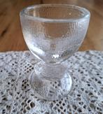 Vintage Frans glazen eierdopje, kip, kuikentje, Huis en Inrichting, Keuken | Servies, -, -, Overige typen, Ophalen of Verzenden