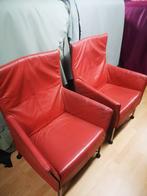 Charly Montis fauteuils, Leer, Ophalen of Verzenden, Zo goed als nieuw