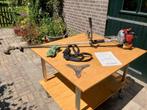 bosmaaier, Mitsubishi T240, draad en mes, benzine 2-takt, Tuin en Terras, Bosmaaiers, Ophalen, Gebruikt, 10 tot 30 cm, Benzine