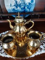 Verzilverd koffie servies op zilver dienblad, Ophalen of Verzenden