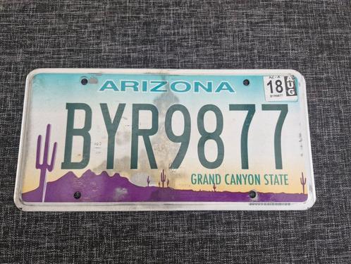 Kentekenplaat Arizona Grand Canyon USA Nummerplaat nummerbor, Verzamelen, Automerken, Motoren en Formule 1, Gebruikt, Auto's, Ophalen of Verzenden