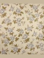 4792 rozen behang vintage zacht romantisch retro jaren 70, Huis en Inrichting, Verzenden, Beige