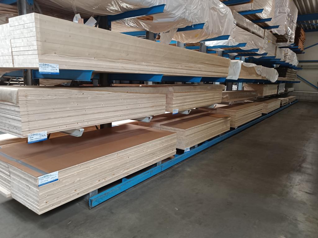 Vurenhout meubelpaneel timmerpaneel 60x250cm 18 of 28mm, Doe-het-zelf en Verbouw, Niet ingevuld, 20 tot 50 mm, Niet ingevuld, Nieuw