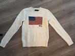 Ralph Lauren Trui met Amerikaanse vlag, Ophalen of Verzenden, Zo goed als nieuw, Maat 34 (XS) of kleiner, Wit