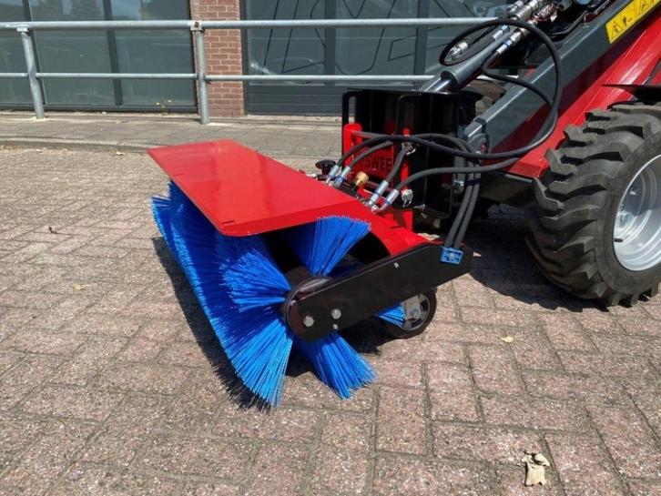 Hydraulische mini shovel trekker front veegmachine Ø 400 mm, Tuin en Terras, Veegmachines, Nieuw, Ophalen of Verzenden