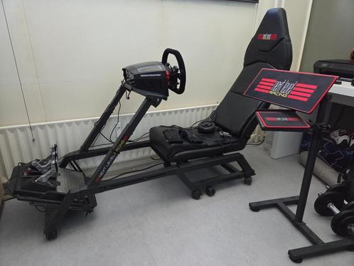 Simracing setup met Thrustmaster T300 stuur en T-LCM pedalen, Computers en Software, Joysticks, Gebruikt, Ophalen