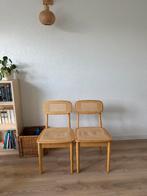 Rotan Stoelen 2 stuk, Huis en Inrichting, Stoelen, Ophalen of Verzenden, Zo goed als nieuw, Bruin, Twee
