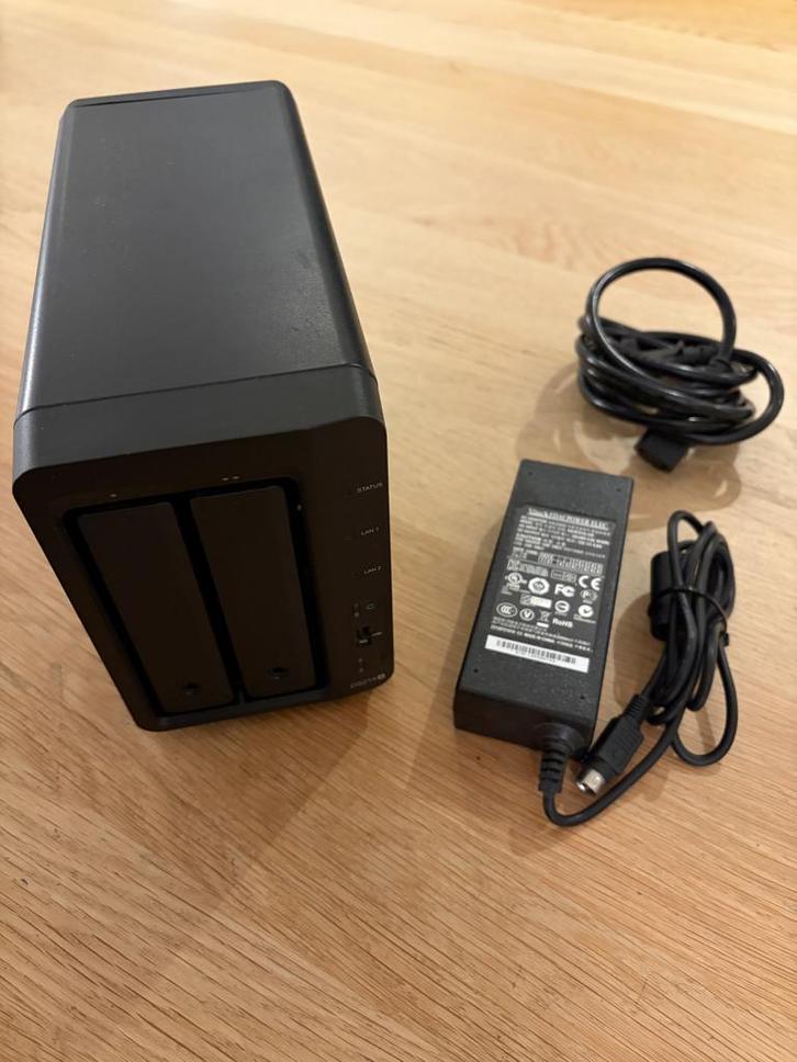 Synology DS214+ incl voeding, Computers en Software, NAS, Zo goed als nieuw, Ophalen of Verzenden