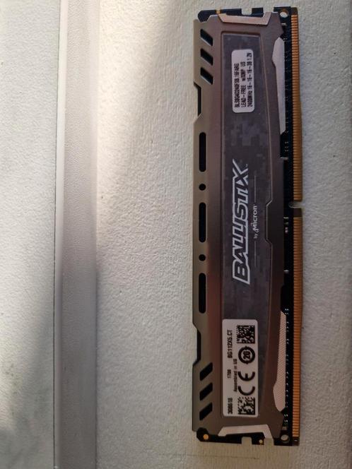 Crucial Ballistix 8GB DDR4-2400 RAM – Zo goed als nieuw!, Computers en Software, RAM geheugen, Zo goed als nieuw, Desktop, DDR4