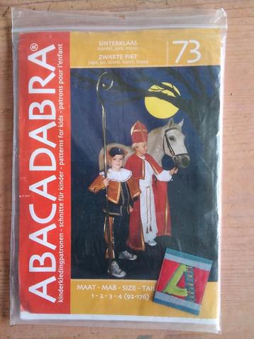 Abacadabra Sinterklaas en Zwarte Piet naaipatroon beschikbaar voor biedingen
