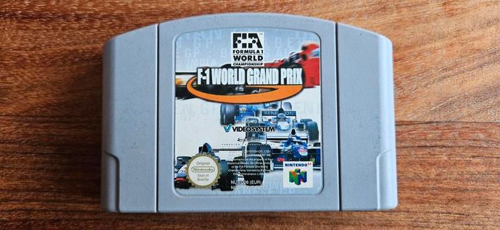 F1 World Grand Prix - Nintendo 64, Spelcomputers en Games, Games | Nintendo 64, Gebruikt, Racen en Vliegen, 1 speler, Vanaf 3 jaar