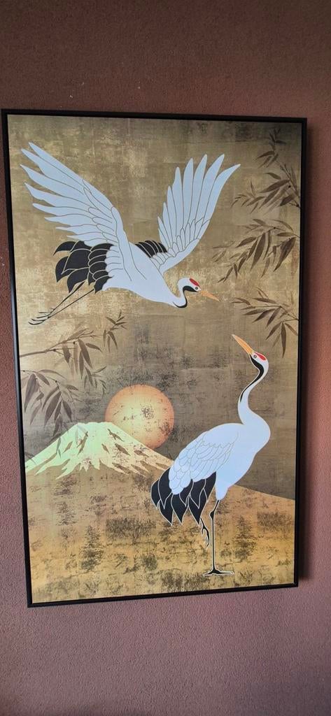 2 grote schilderijen, Huis en Inrichting, Woonaccessoires | Schilderijen, Tekeningen en Foto's, Ophalen, Zo goed als nieuw, Schilderij