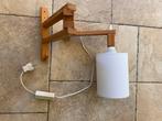 Dexter houten knikarmlamp, Huis en Inrichting, Ophalen of Verzenden, Gebruikt, Hout
