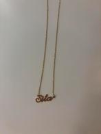 Ketting met naam, Ophalen of Verzenden, Nieuw, Goud