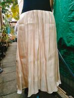 ROo Parelkleurige plissé rok - Nieuw m, Maat 38/40 (M), Beige, Nieuw, Ophalen of Verzenden