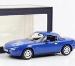 Mazda MX-5 1989 Navy Blauw 1:18 LIMITED EDITION NOREV 188022, Hobby en Vrije tijd, Modelauto's | 1:18, Verzenden, Nieuw, Auto