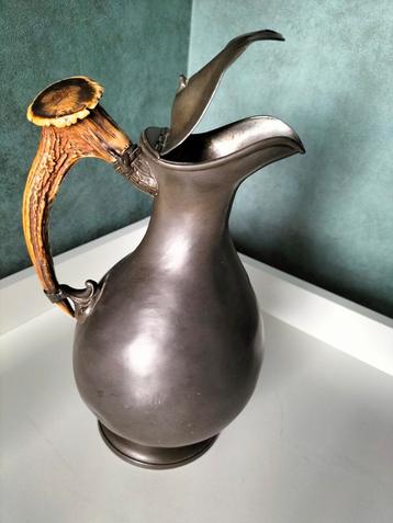 Antieke Tinnen klep kan zgn snavelbek beschikbaar voor biedingen