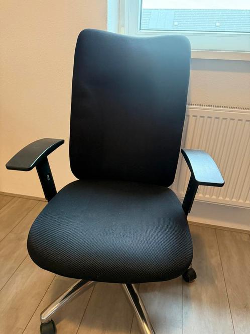 Mooie ergonomische verstelbare bureaustoel, Huis en Inrichting, Bureaustoelen, Gebruikt, Bureaustoel, Zwart, Ergonomisch, Ophalen