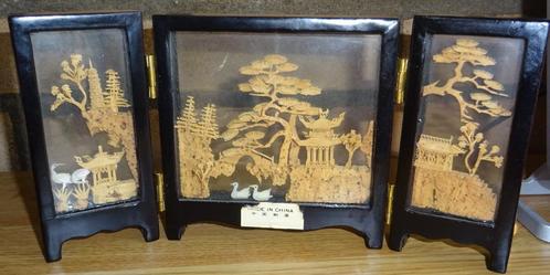 San You – Chinese Kunst – landschap van kurksnijwerk – C, Antiek en Kunst, Kunst | Beelden en Houtsnijwerken, Ophalen of Verzenden