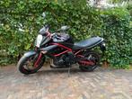Kawasaki ER6n in unieke uitvoering in matzwart/donkerrood, Motoren, 2 cilinders, Particulier, Meer dan 35 kW, ABS