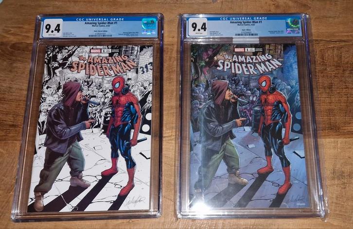 Spider-Man x Eminem Comic Variant Limited Edition 9.4, Boeken, Strips | Comics, Nieuw, Meerdere comics, Amerika, Ophalen of Verzenden