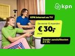 12 maand KPN Internet- TV  € 30 p-maand geen aansluitkosten, Drie personen of meer, Kortingsbon