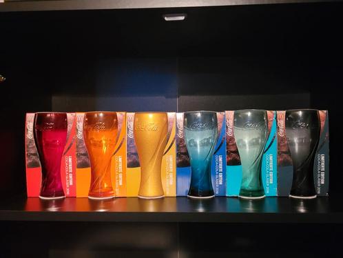 Complete set Coca Cola glazen Mc Donalds 2018 Duitsland, Verzamelen, Glas en Borrelglaasjes, Nieuw, Frisdrankglas, Ophalen