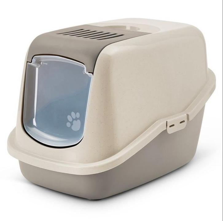 Kattenbak met schepje, Dieren en Toebehoren, Kattenbakken, Gebruikt, Gesloten, Ophalen