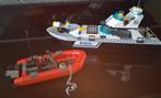 Lego Politieboot met Lego reddingsboot, Ophalen of Verzenden, Zo goed als nieuw