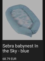 Babynestje sebra blauw in de wolken, Kinderen en Baby's, Babywiegjes en Ledikanten, Overige typen, Zo goed als nieuw, Ophalen