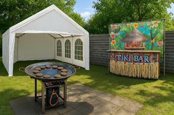Te huur Barbecue, Tent, Cocktailbar en koelkast beschikbaar voor biedingen