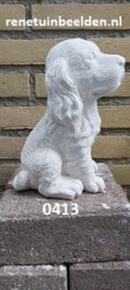 Spaniël hond, Ophalen, Nieuw, Beton, Dierenbeeld