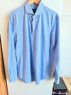 Blauw slim fit overhemd Tommy Hilfiger, als nieuw, maat 42, Blauw, Tommy Hilfiger, Ophalen of Verzenden, Zo goed als nieuw
