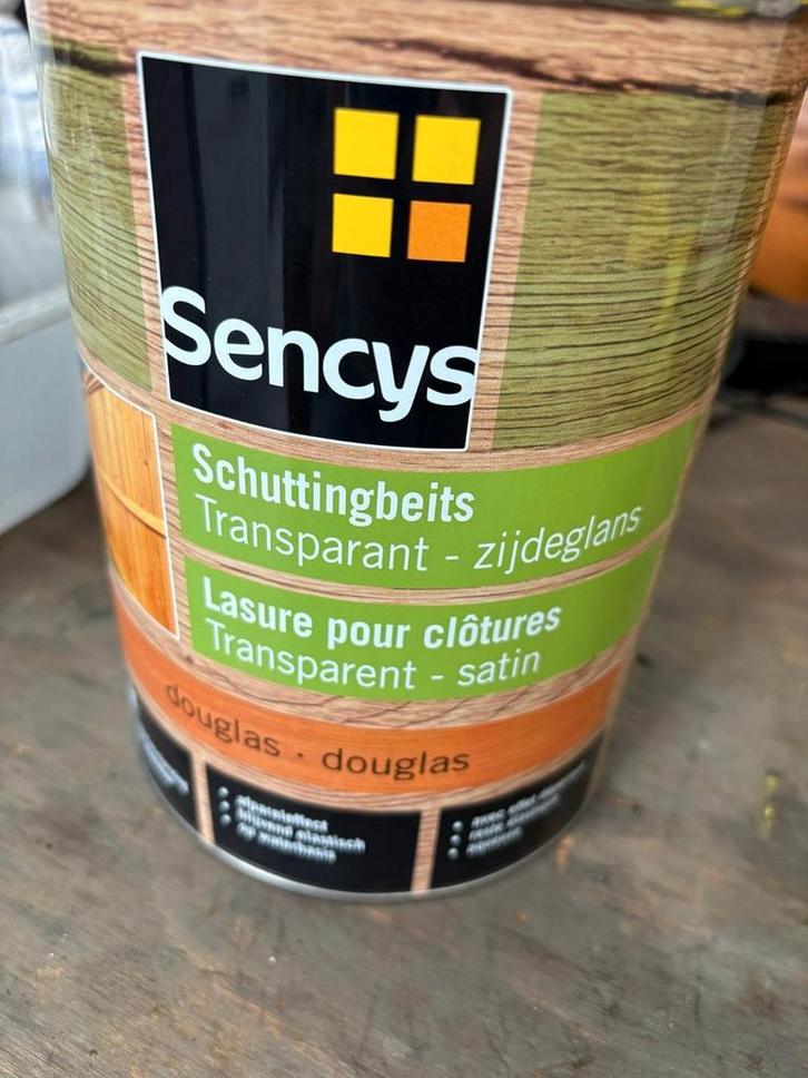 Schuttingbeits Transparant, Doe-het-zelf en Verbouw, Verf, Beits en Lak, Nieuw, Beits, Minder dan 5 liter, Ophalen