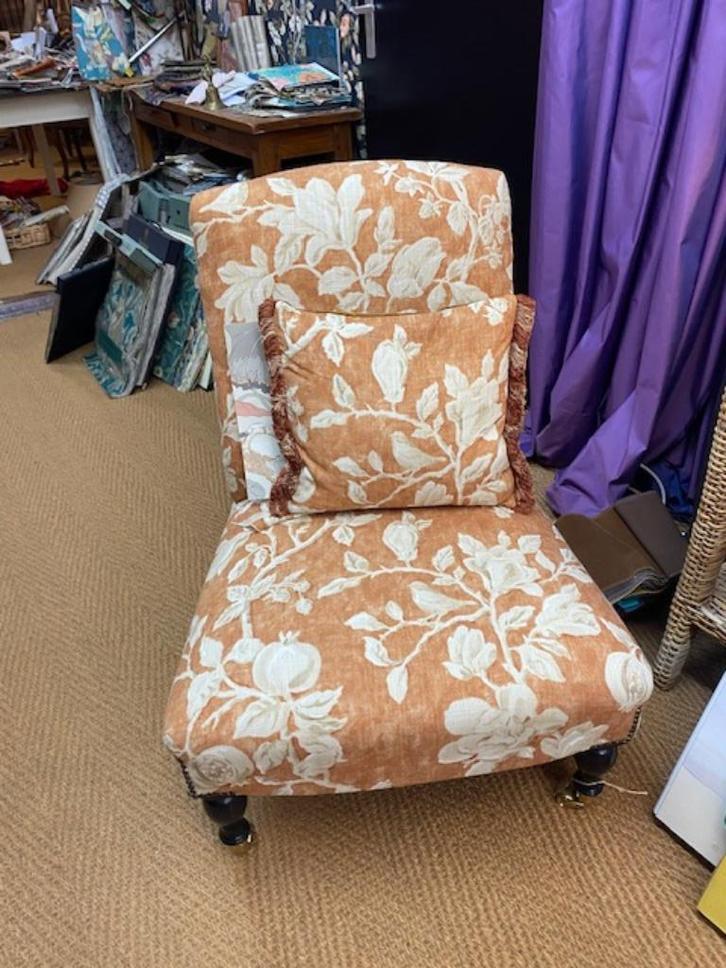 Summer Sale ! fauteuils , stoffen Peacock Den Bosch..., Huis en Inrichting, Fauteuils, Gebruikt, 50 tot 75 cm, Minder dan 75 cm