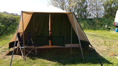 Stormtent 4 persoons, Caravans en Kamperen, Tenten, tot en met 4, Gebruikt, Ophalen