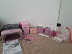Complete Pink Gellac Set incl. Lamp & Accessoires, Ophalen of Verzenden, Zo goed als nieuw, Handen en Nagels