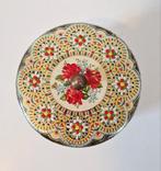 Vintage blikken koektrommel oma koekblik rond blik, Antiek en Kunst, Curiosa en Brocante, Ophalen of Verzenden