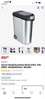 Voedselcontainer 54 liter, Ophalen of Verzenden, Hond