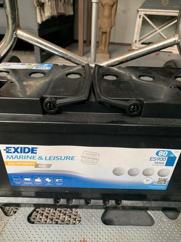 Accu Exide Marine Leisure 80 ES900 - Boot, Camper, Caravan beschikbaar voor biedingen