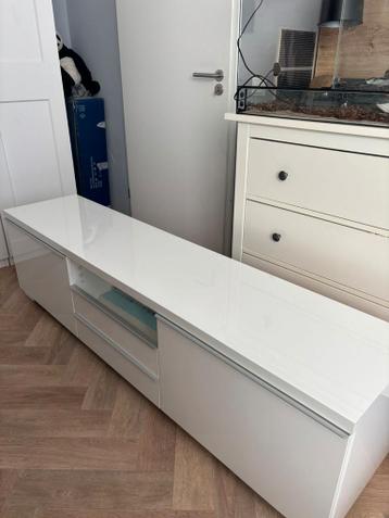 Ikea Besta TV Kast - Hoogglans Wit - afbeelding 1