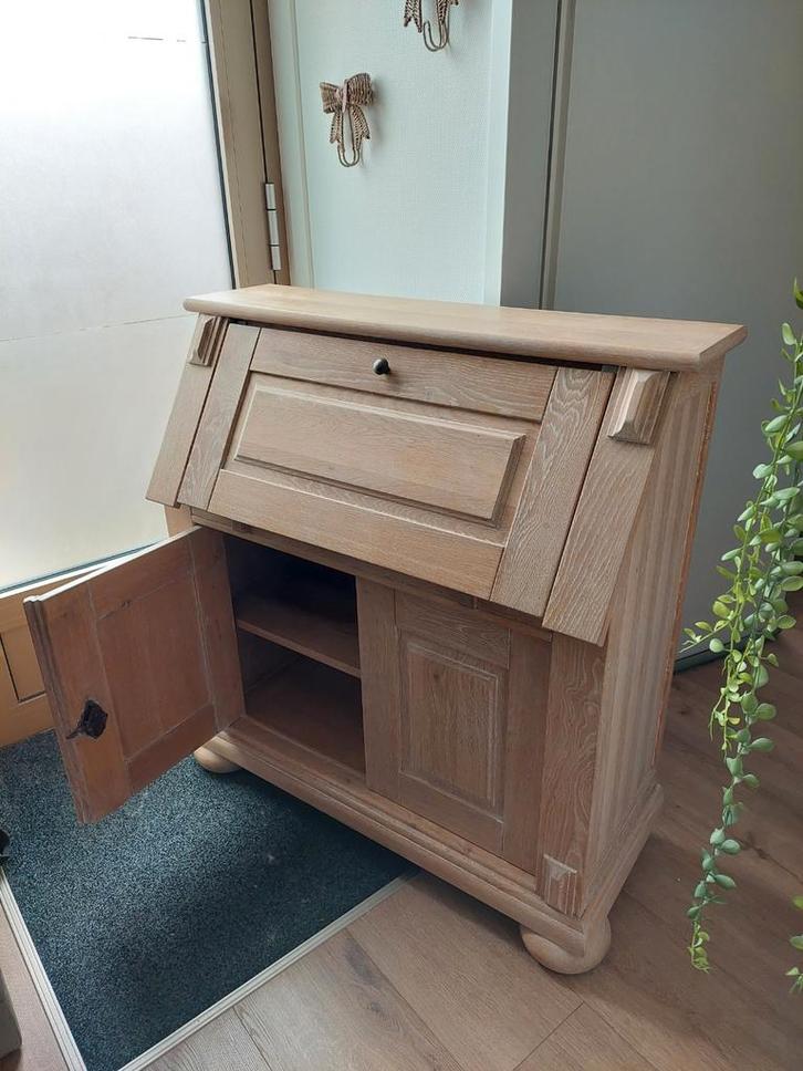 Houten Secretaire met Opbergruimte, Huis en Inrichting, Kasten | Buffetkasten, Gebruikt, 100 tot 150 cm, 100 tot 150 cm, 25 tot 50 cm